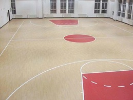 临沂市康科小区室内活动场-篮球场