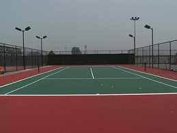 天津市开发区欣心小区网球场