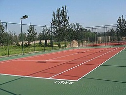 北京市平谷区体育公园网球场-运动地胶