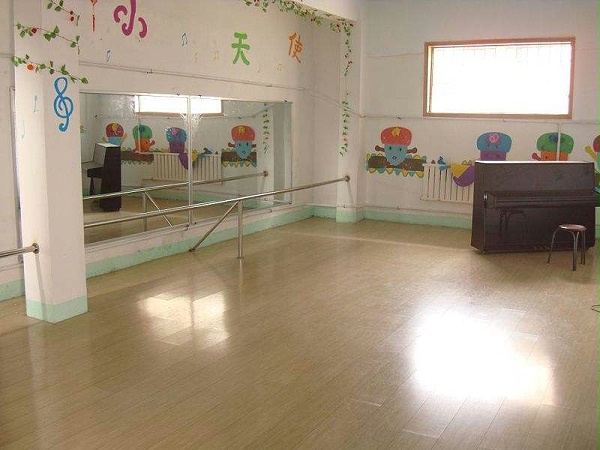 幼儿园舞蹈室木地板